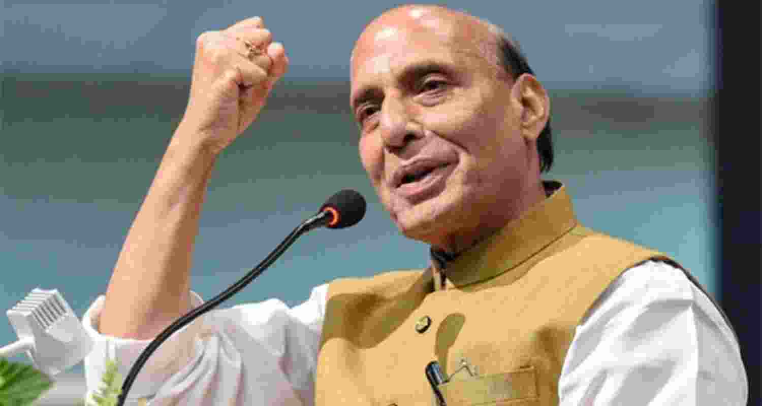 Image of Defence Minister Rajnath Singh. Image of Defence Minister Rajnath Singh.