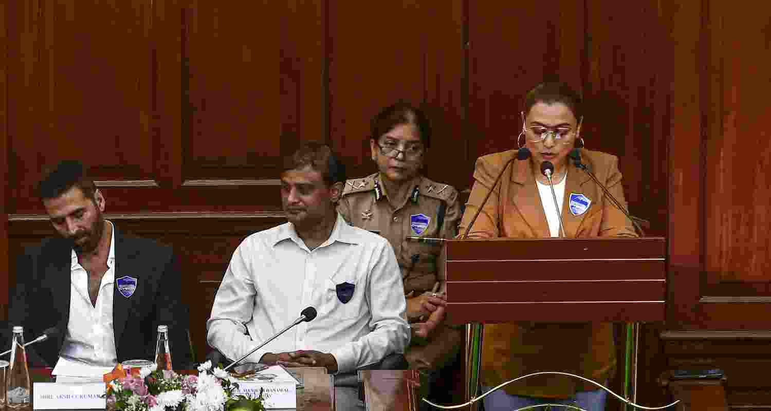 Rani Mukerji calls for collective action against cybercrime Rani Mukerji calls for collective action against cybercrime