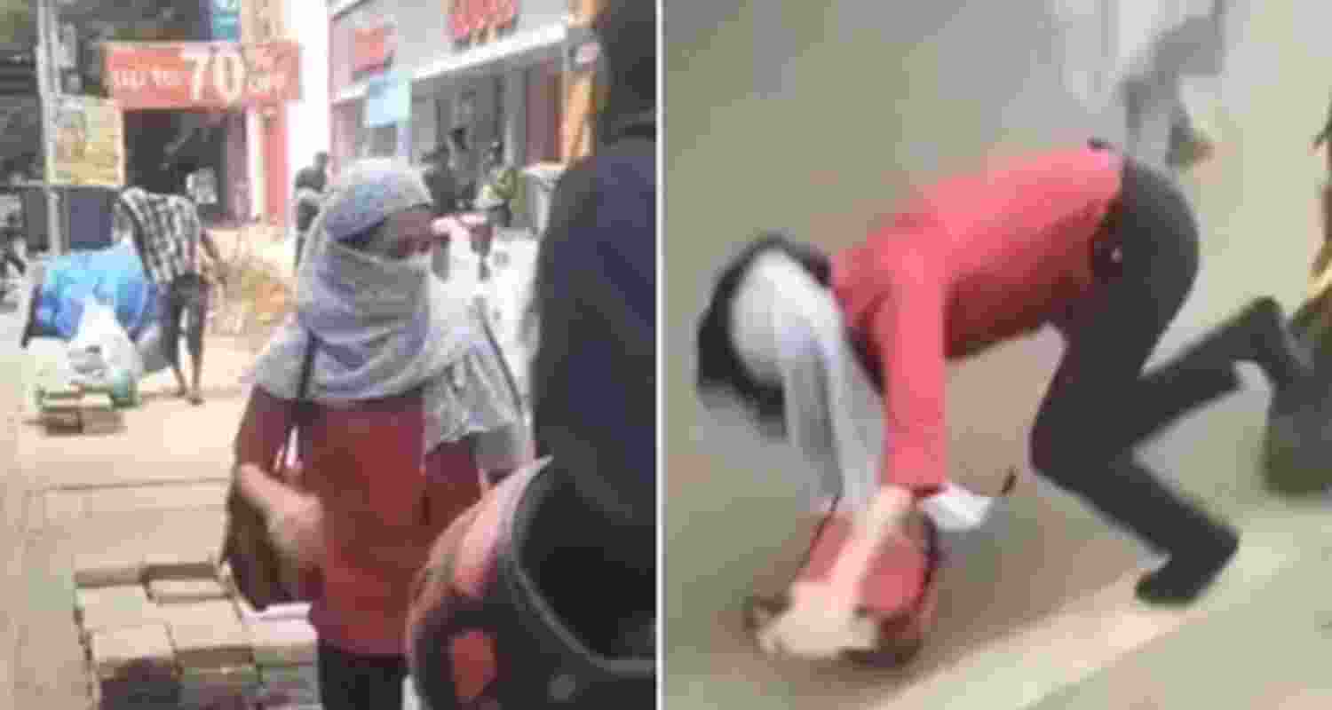 Rapido driver assaults woman passenger in viral video from B'luru Rapido driver assaults woman passenger in viral video from B'luru