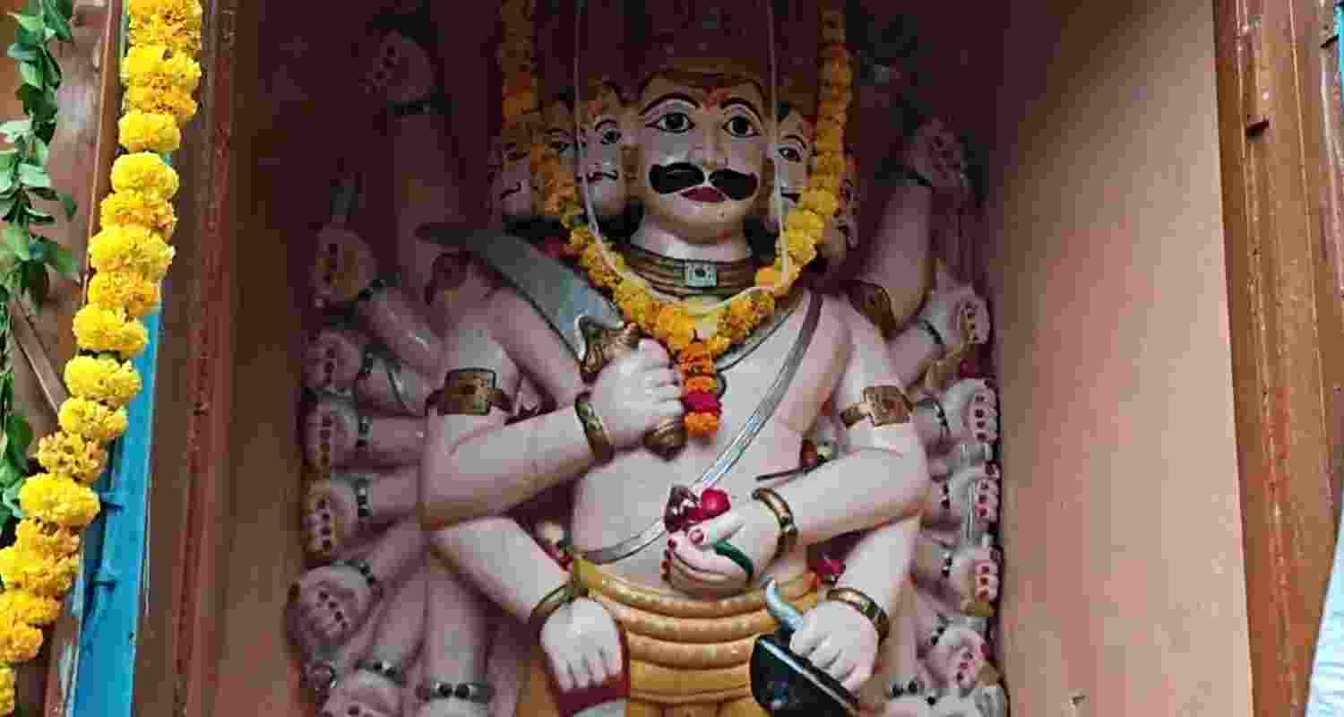 This Kanpur temple is dedicated to Ravana, opens once a year This Kanpur temple is dedicated to Ravana, opens once a year