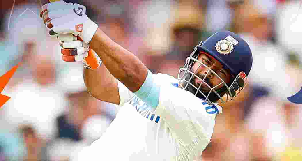 Rishabh Pant during the opening day in Sydney. Rishabh Pant during the opening day in Sydney.