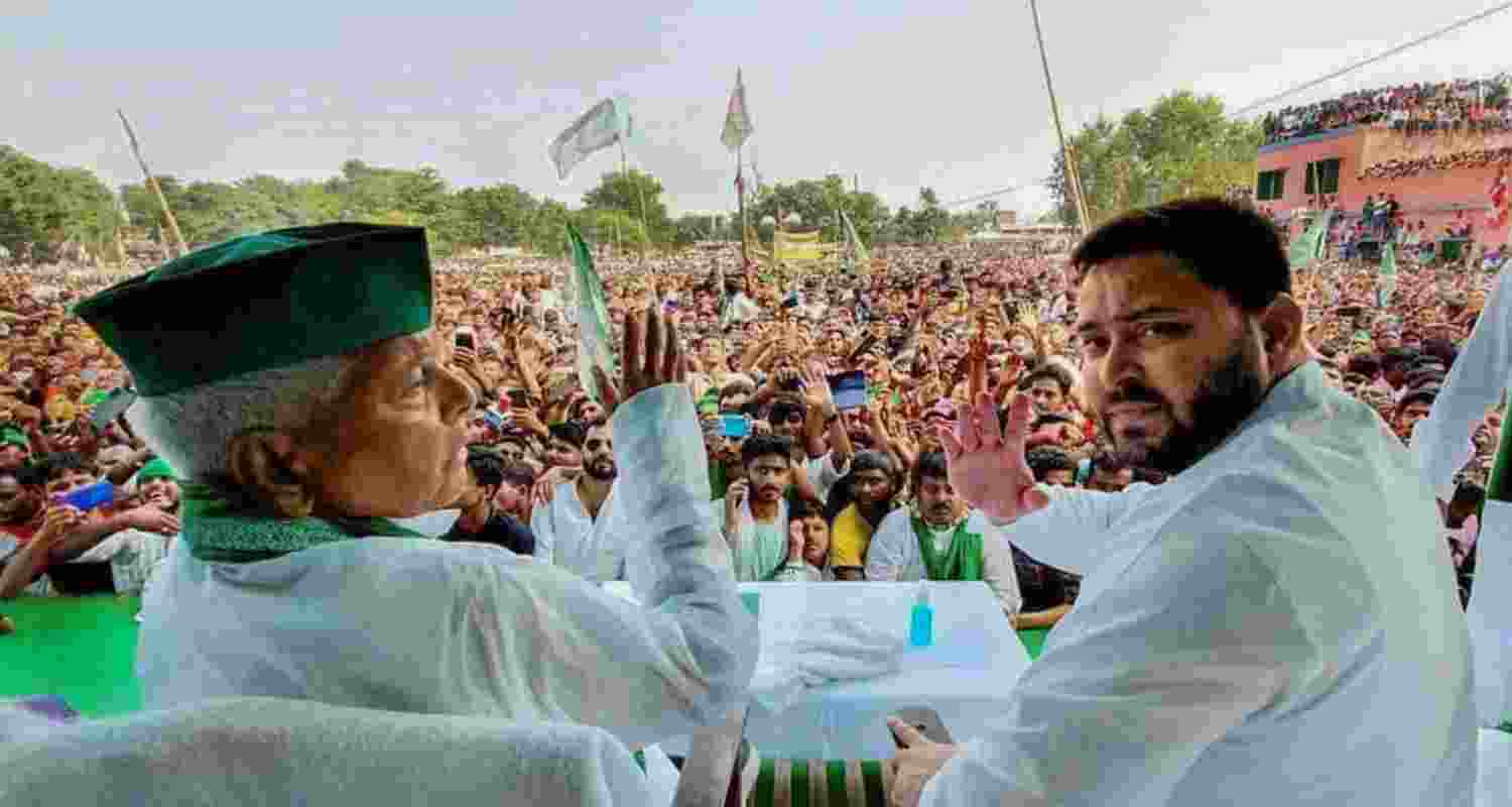 RJD poser raises troubles for INDI Alliance in Jharkhand RJD poser raises troubles for INDI Alliance in Jharkhand