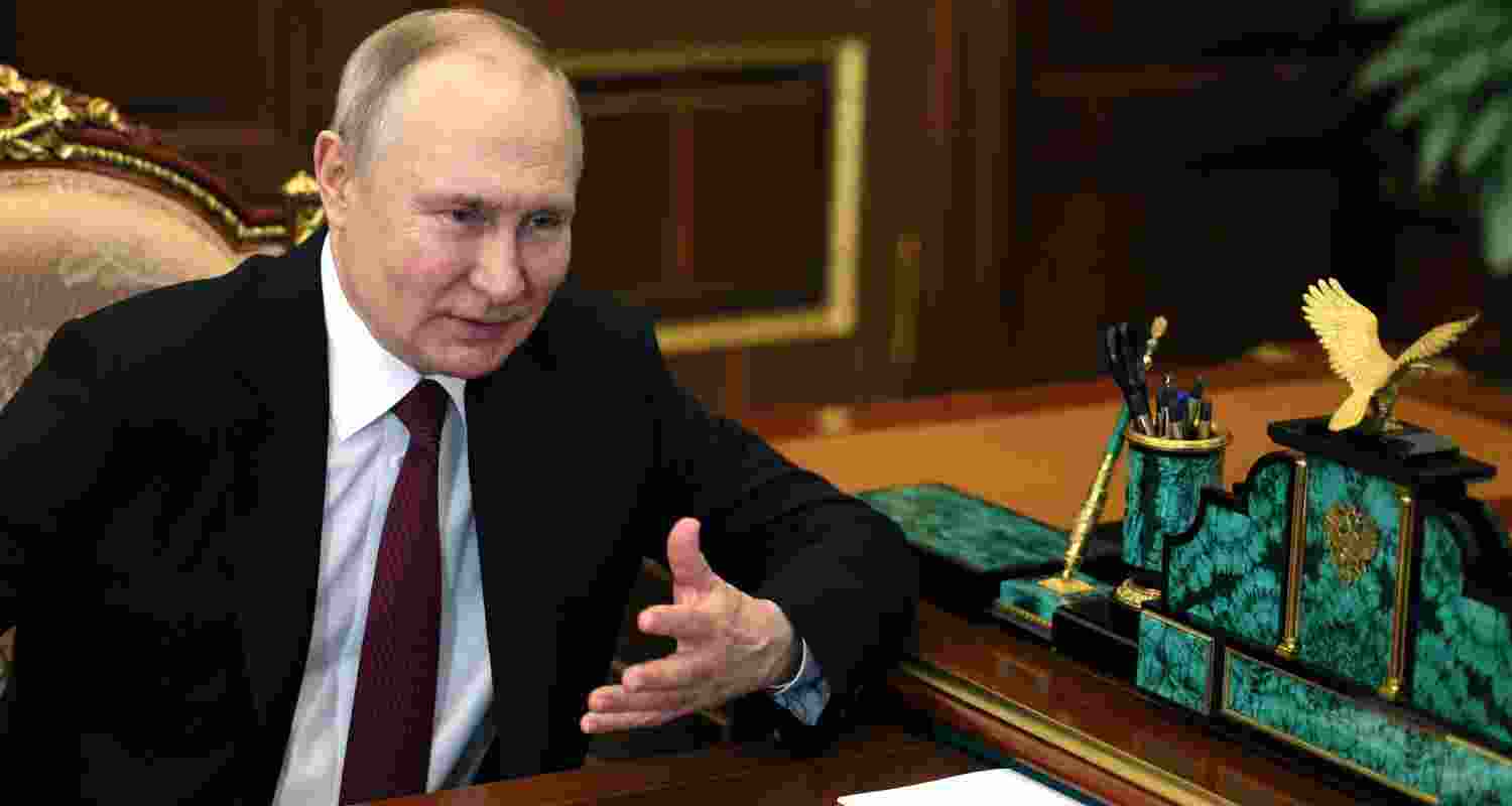 Russian president Vladimir Putin. Russian president Vladimir Putin.