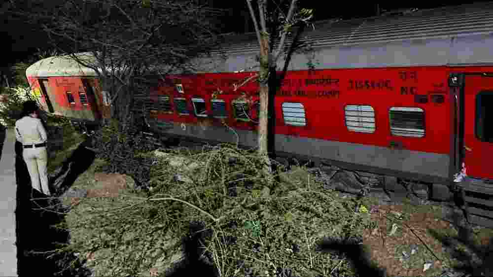 Sabarmati-Agra Superfast Express train derailment Sabarmati-Agra Superfast Express train derailment