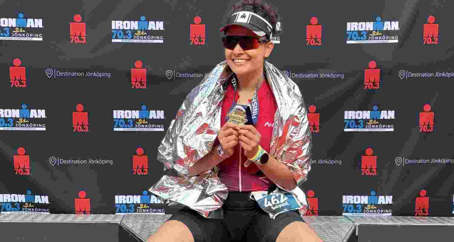 Kher, known for films such as “Ghoomer” and “Choked”, completed her first Ironman 70.3 in September 2024 and her second in July 2025. Kher, known for films such as “Ghoomer” and “Choked”, completed her first Ironman 70.3 in September 2024 and her second in July 2025.