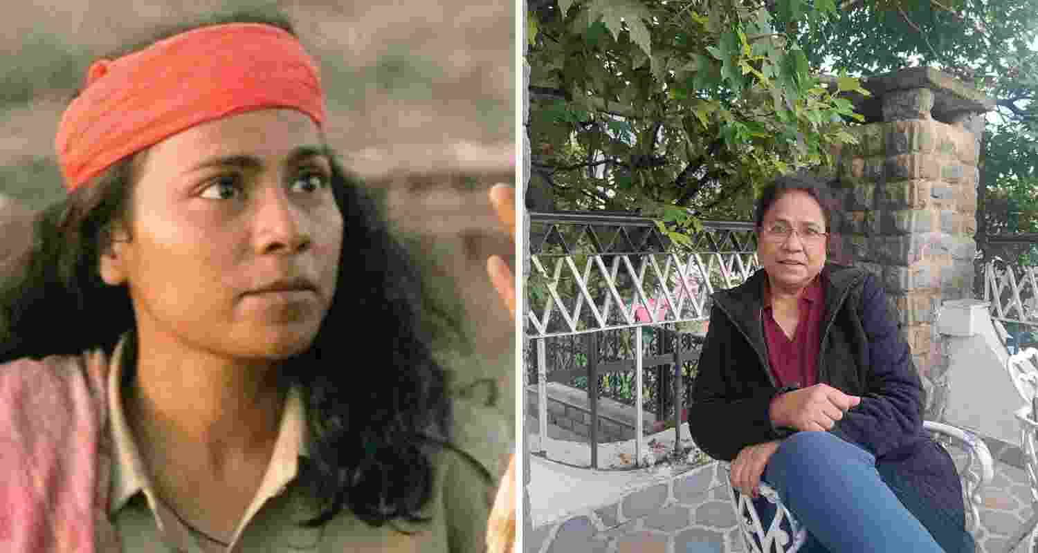 Seema Biswas in Bandit Queen (left), in an interview with NAI (right). Seema Biswas in Bandit Queen (left), in an interview with NAI (right).