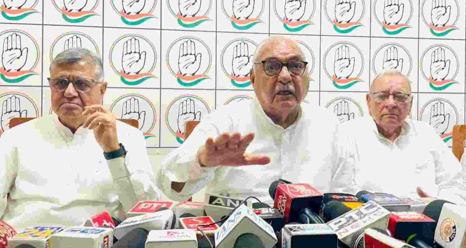 Senior Congress leader Bhupinder Singh Hooda Senior Congress leader Bhupinder Singh Hooda