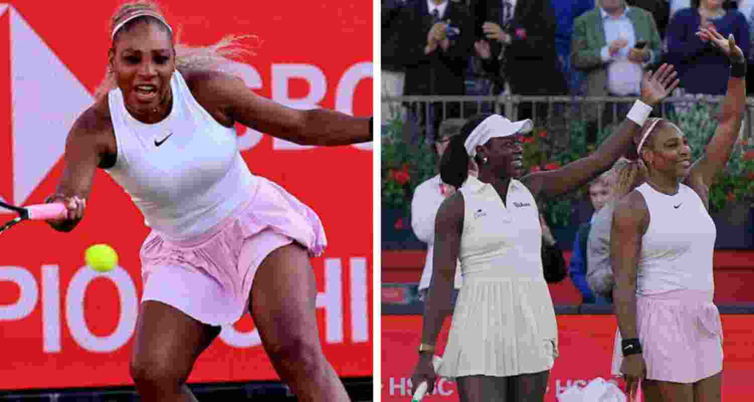 Serena marks winning return at Queen's Club against Mboko Serena marks winning return at Queen's Club against Mboko