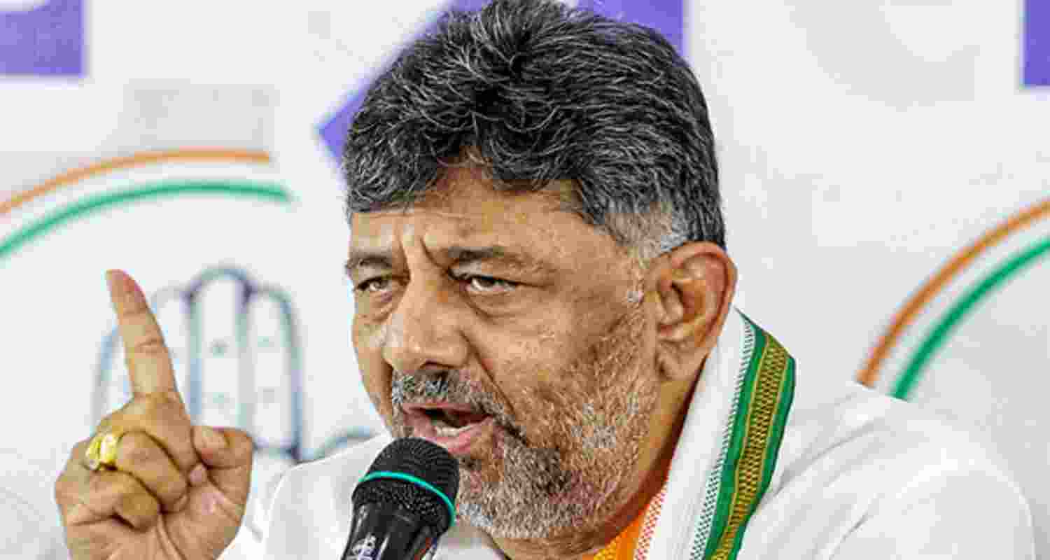 Karnataka Chief Minister DK Shivakumar - file image. Karnataka Chief Minister DK Shivakumar - file image.