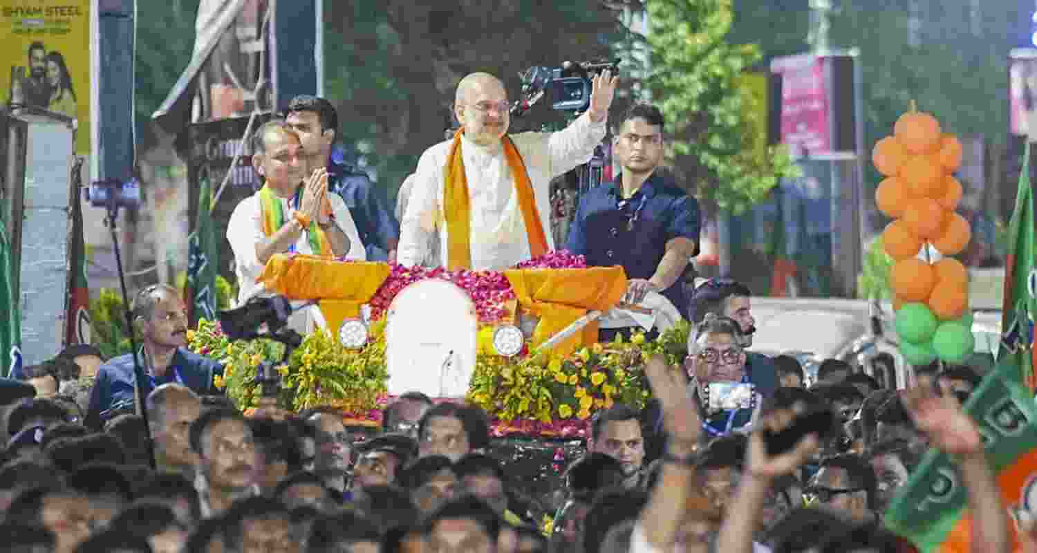 Amit Shah claims BJP set for big win in Bengal Phase 1, says TMC exit imminent as campaigning intensifies before next phase. Amit Shah claims BJP set for big win in Bengal Phase 1, says TMC exit imminent as campaigning intensifies before next phase.