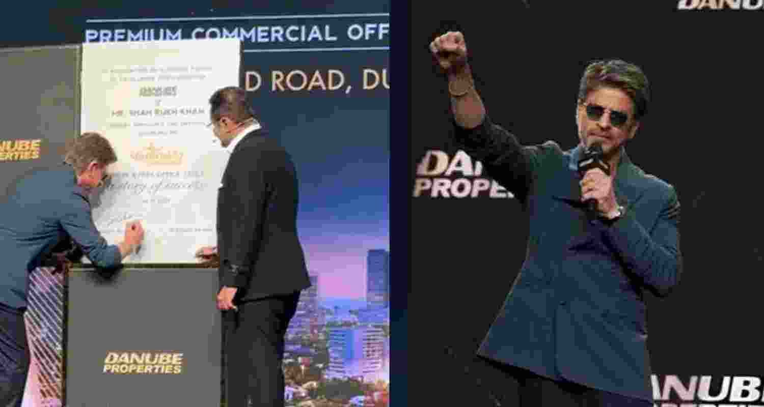 Shah Rukh Khan expresses gratitude as a Dubai commercial tower named “Shahrukhz”. Shah Rukh Khan expresses gratitude as a Dubai commercial tower named “Shahrukhz”.