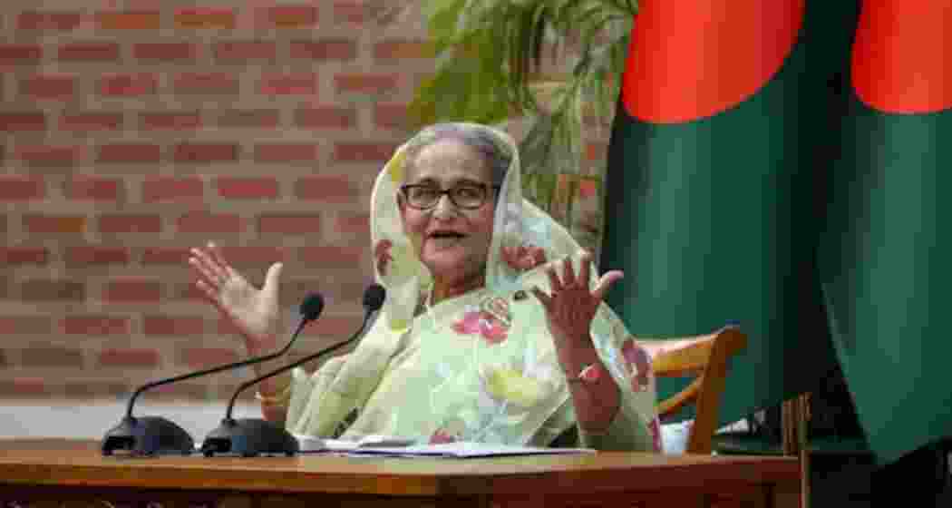 File photo of former Bangladesh Prime Minister Sheikh Hasina. File photo of former Bangladesh Prime Minister Sheikh Hasina.