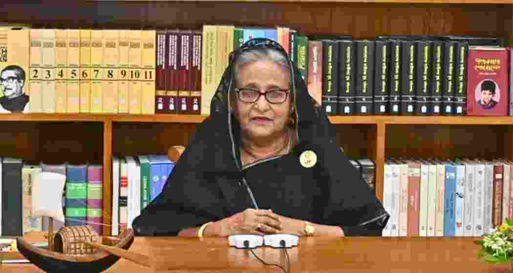 A file photo of former Bangladesh Prime Minister Sheikh Hasina. A file photo of former Bangladesh Prime Minister Sheikh Hasina.
