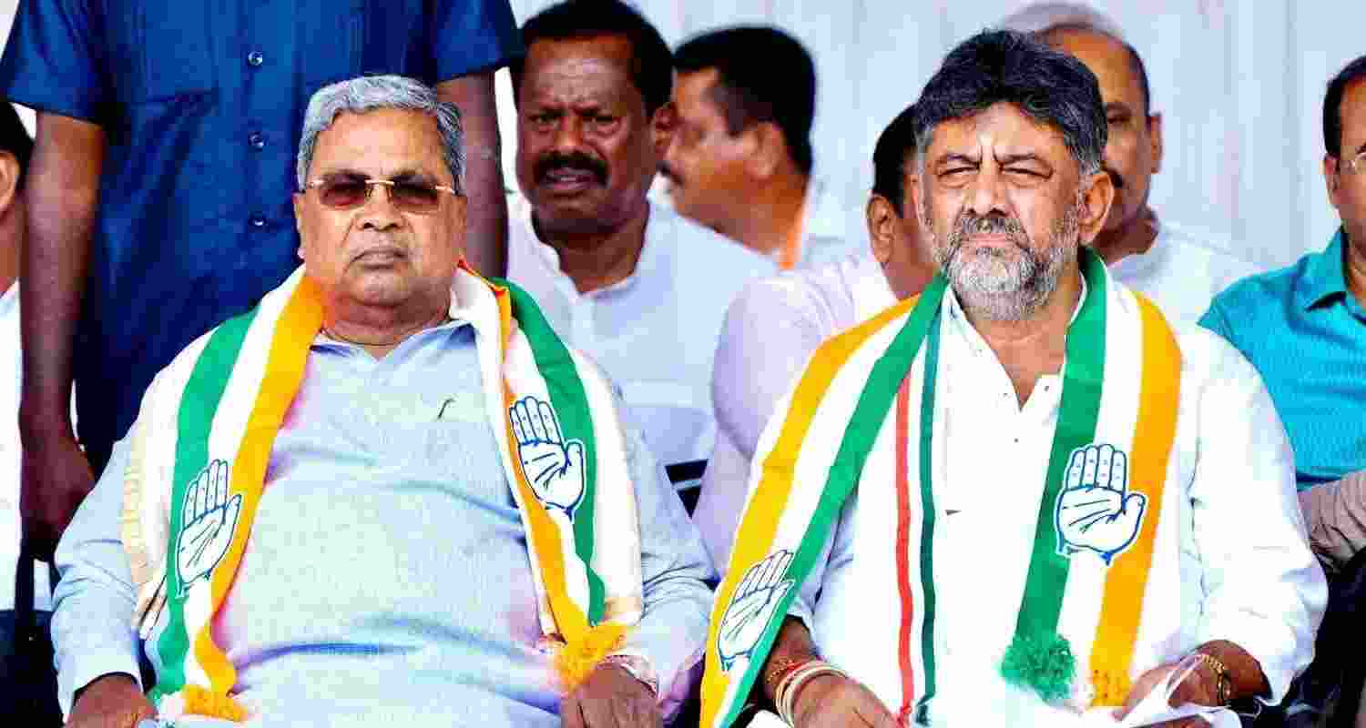 DK Shivakumar and Siddaramaiah recently displayed some bonhomie by inviting and having breakfast at each other's residences. DK Shivakumar and Siddaramaiah recently displayed some bonhomie by inviting and having breakfast at each other's residences.