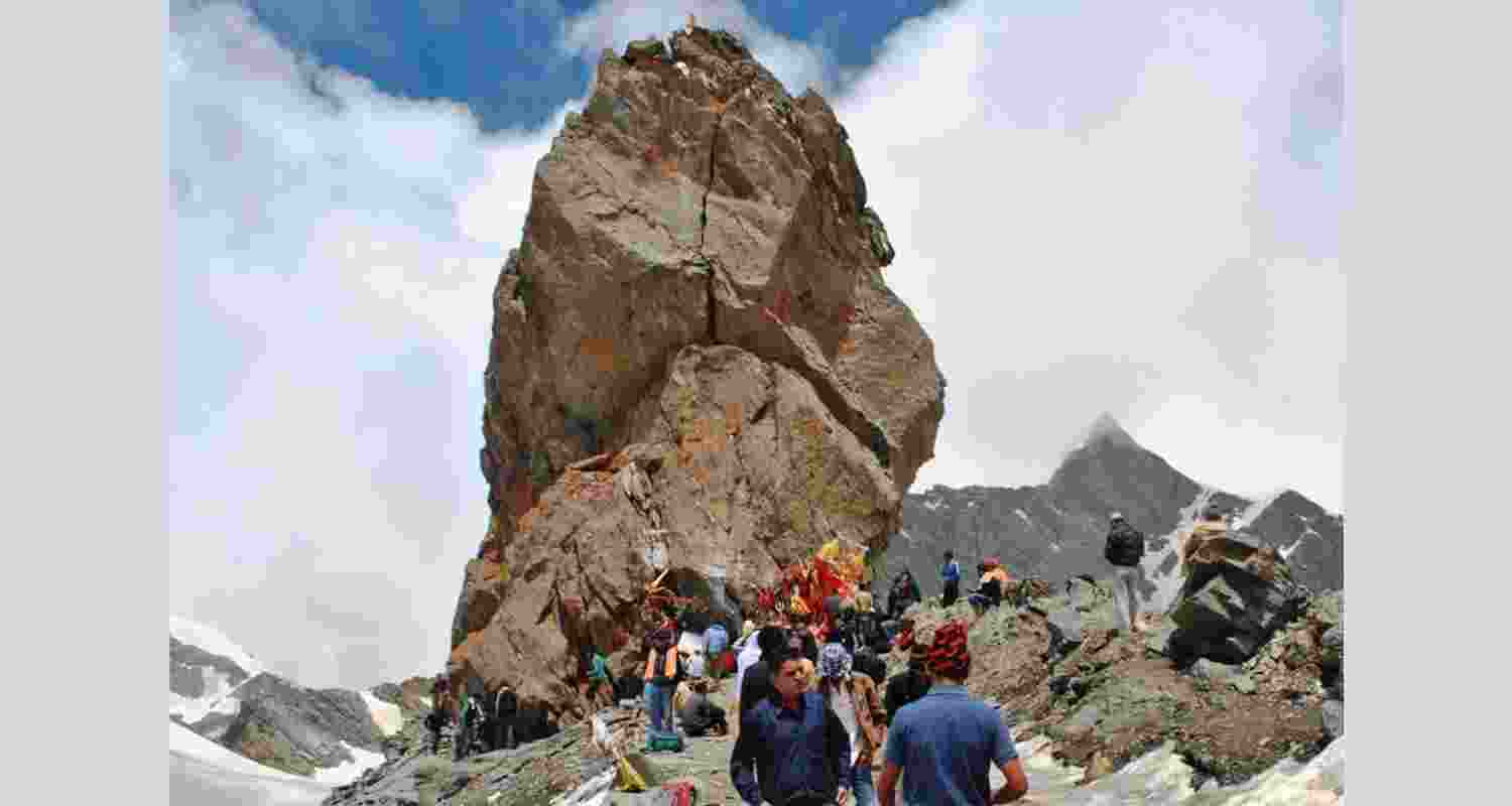 Shrikhand Mahadev Yatra to begin July 10. Shrikhand Mahadev Yatra to begin July 10.