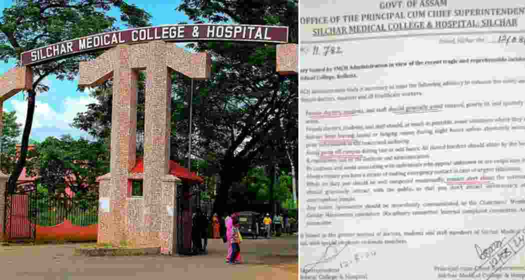 The letter issued by SMCH, later retracted, urging women doctors to avoid isolated areas sparks protests. The letter issued by SMCH, later retracted, urging women doctors to avoid isolated areas sparks protests.
