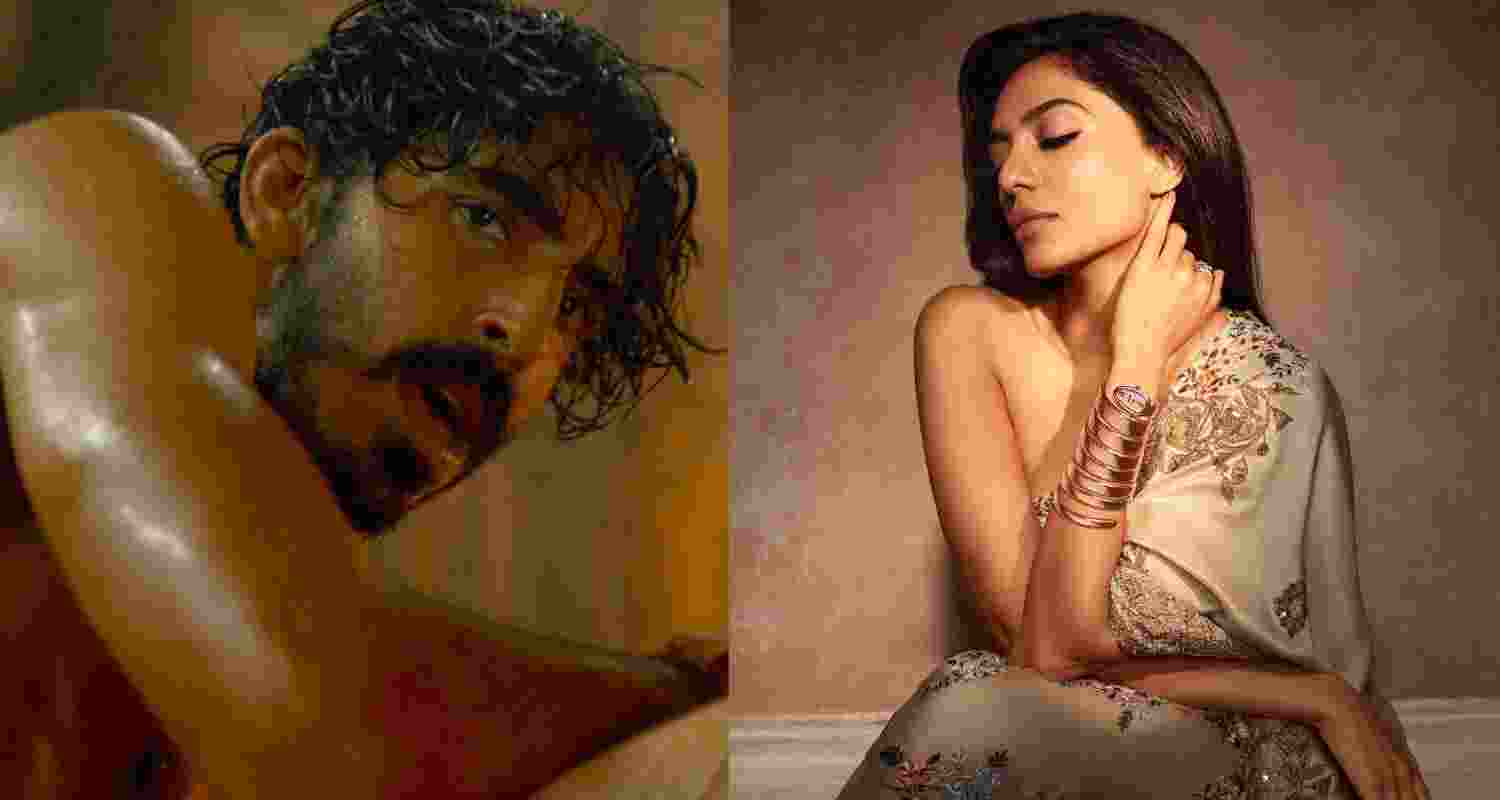 Dev Patel and Sobhita Dhulipala. Dev Patel and Sobhita Dhulipala.