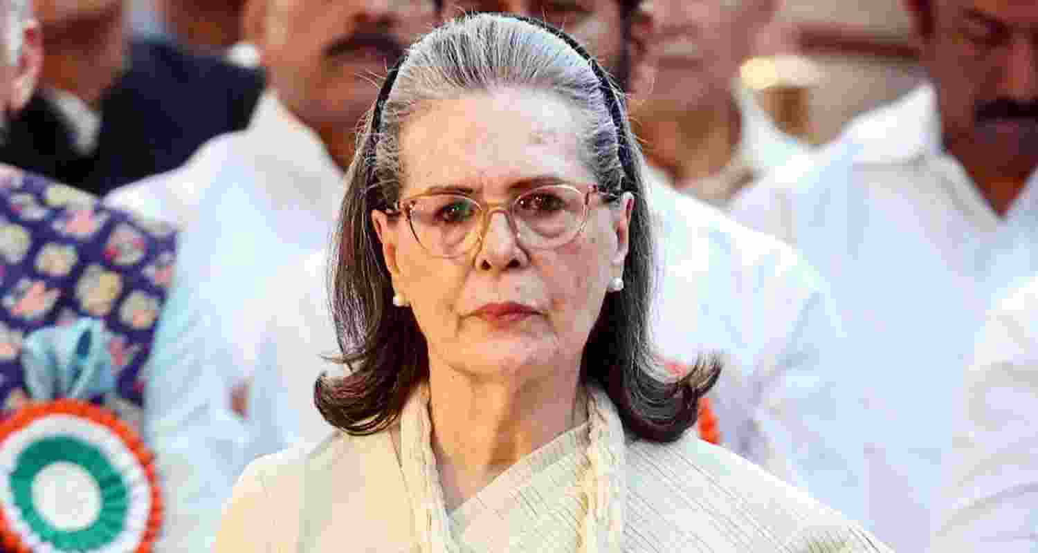 A file photo of Chairperson of the Congress Parliamentary Party (CPP), Sonia Gandhi. A file photo of Chairperson of the Congress Parliamentary Party (CPP), Sonia Gandhi.