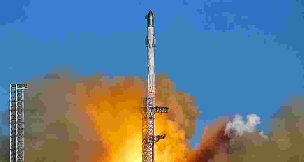 SpaceX’s Starship megarocket lifts off from the Starbase facility in Texas before disintegrating mid-air over the Indian Ocean, marking the third consecutive test failure for the ambitious launch system. SpaceX’s Starship megarocket lifts off from the Starbase facility in Texas before disintegrating mid-air over the Indian Ocean, marking the third consecutive test failure for the ambitious launch system.