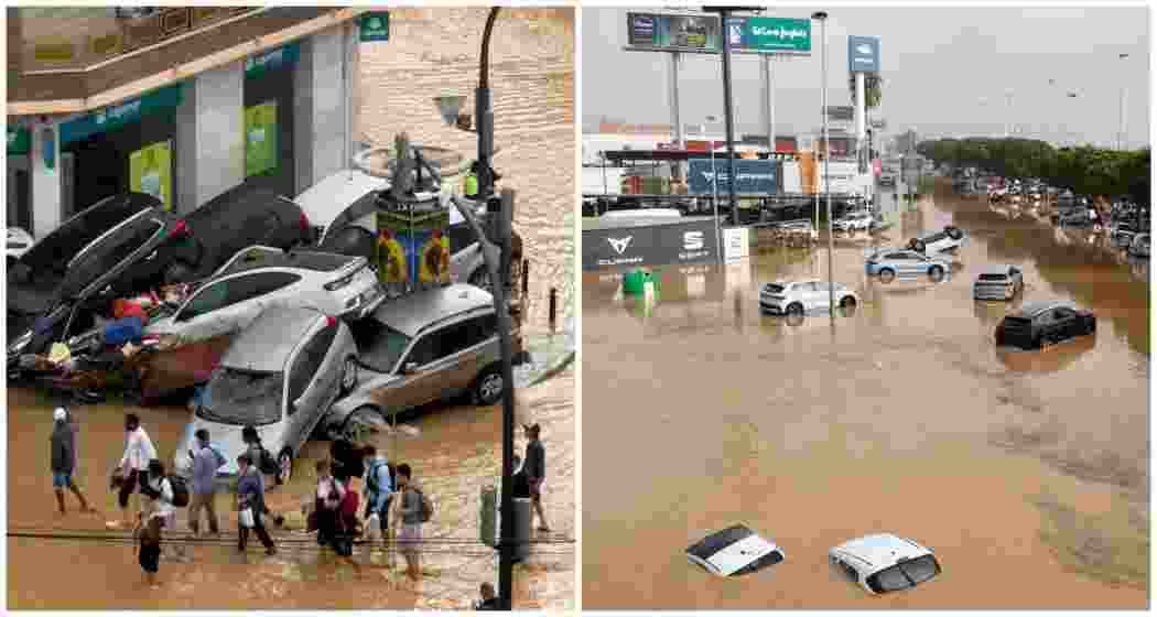 Torrential rains brought up to 12 inches of precipitation within hours on Tuesday, marking the heaviest rainfall Valencia has experienced in 28 years. Torrential rains brought up to 12 inches of precipitation within hours on Tuesday, marking the heaviest rainfall Valencia has experienced in 28 years.