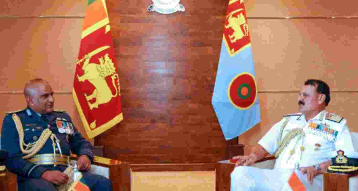 Navy Chief interacts with Sri Lankan defence officials Navy Chief interacts with Sri Lankan defence officials