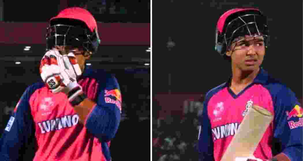 Vaibhav Suryavanshi walks off visibly emotional after scoring 34 on his IPL debut for Rajasthan Royals against LSG in Jaipur on Saturday, becoming the league’s youngest-ever player at 14. Vaibhav Suryavanshi walks off visibly emotional after scoring 34 on his IPL debut for Rajasthan Royals against LSG in Jaipur on Saturday, becoming the league’s youngest-ever player at 14.