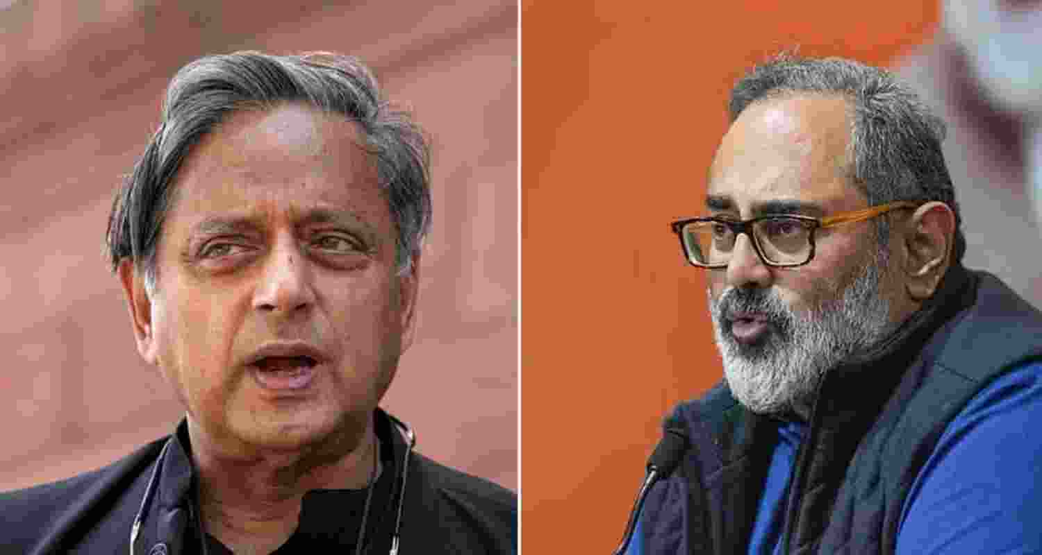 HC issues notice to Shashi Tharoor on Rajeev Chandrasekhar's defamation plea HC issues notice to Shashi Tharoor on Rajeev Chandrasekhar's defamation plea