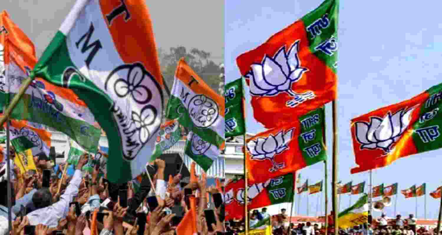 TMC-BJP in Bongaon. TMC-BJP in Bongaon.