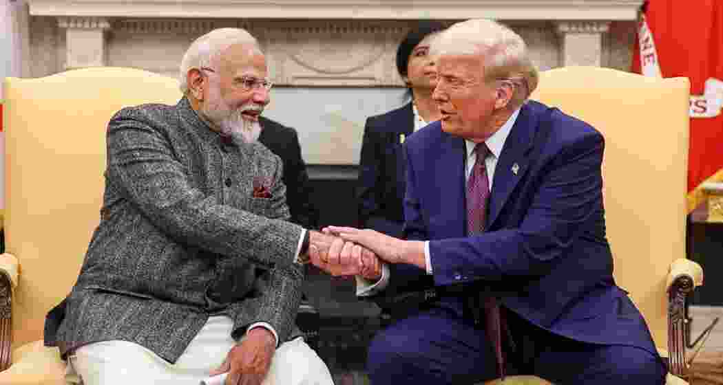 Indian Prime Minister Narendra Modi with US President Donald Trump at the White House during his recent visit. Indian Prime Minister Narendra Modi with US President Donald Trump at the White House during his recent visit.