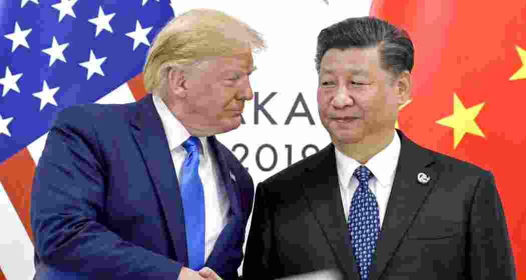 US President Donald Trump with China's President Xi Jinping. US President Donald Trump with China's President Xi Jinping.