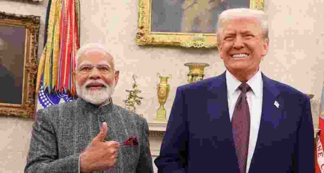 Prime Minister Narendra Modi with US President Donald Trump. (File photo) Prime Minister Narendra Modi with US President Donald Trump. (File photo)