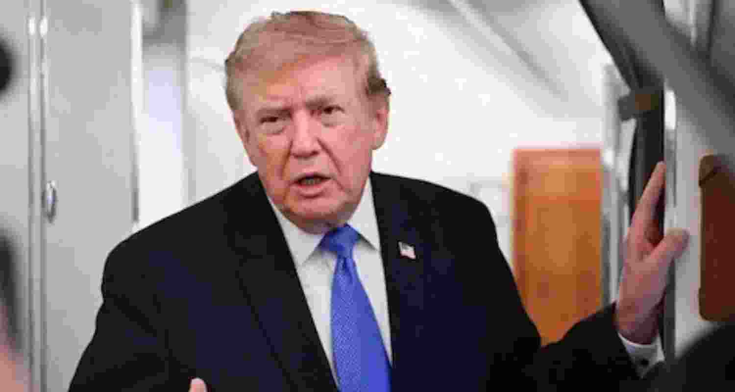 US President Donald Trump - file image. US President Donald Trump - file image.