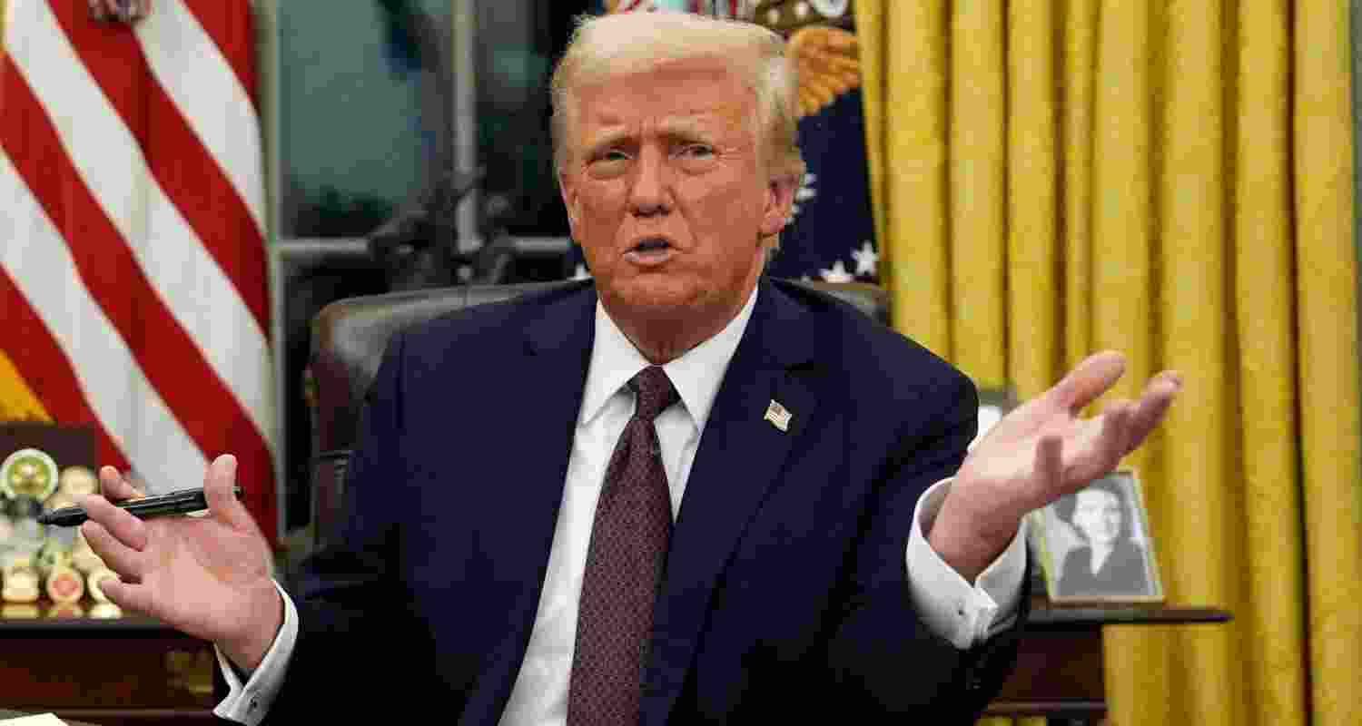 US President Donald Trump - file image. US President Donald Trump - file image.