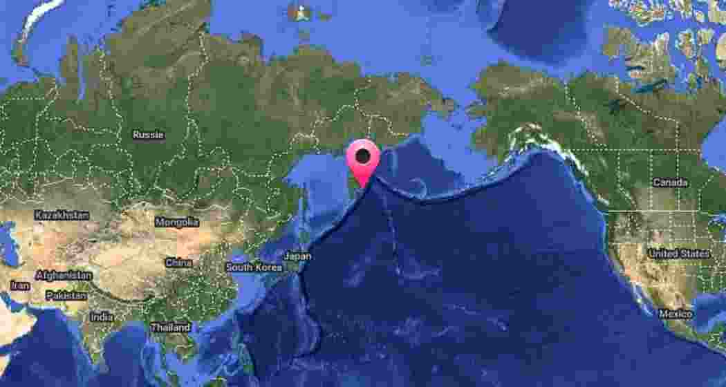A map showing the Pacific region near Russia’s Kamchatka Peninsula where the 7.5-magnitude earthquake struck, triggering a tsunami alert on Sunday across the Far East and nearby coastlines. A map showing the Pacific region near Russia’s Kamchatka Peninsula where the 7.5-magnitude earthquake struck, triggering a tsunami alert on Sunday across the Far East and nearby coastlines.