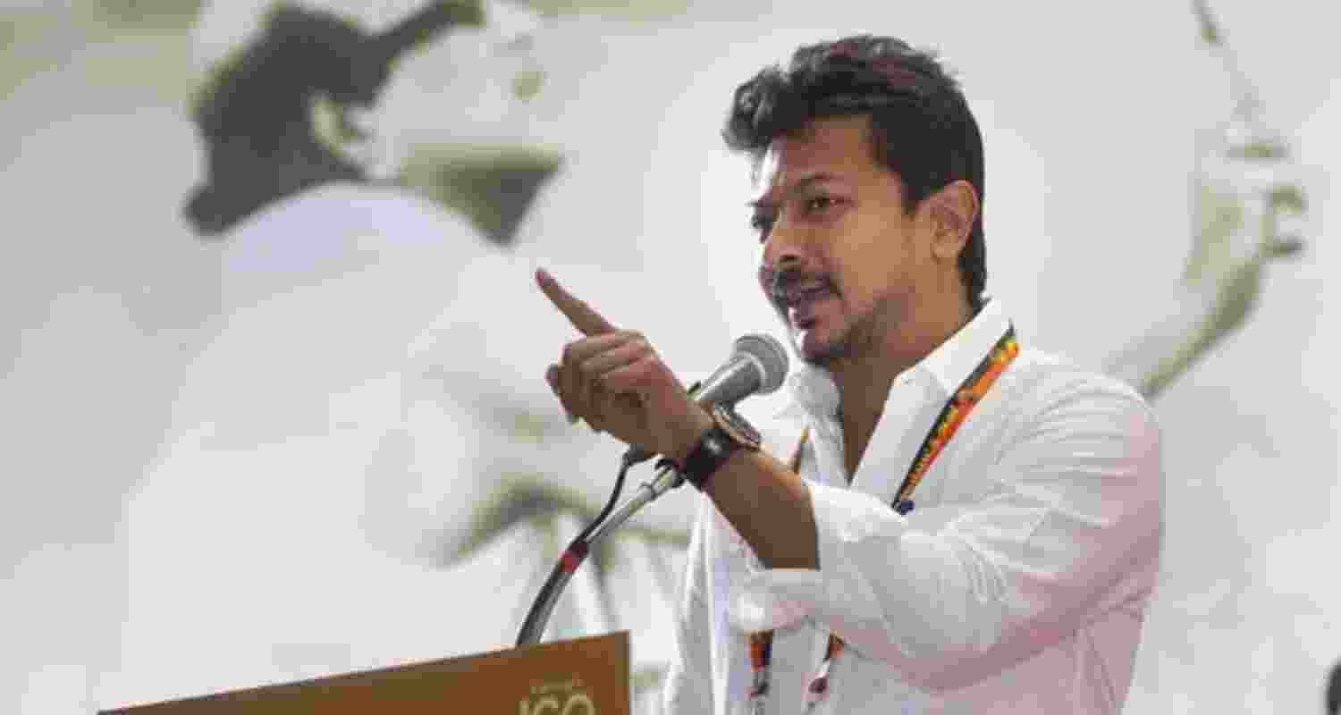 Tamil Nadu Deputy CM Udhayanidhi Stalin - file image. Tamil Nadu Deputy CM Udhayanidhi Stalin - file image.