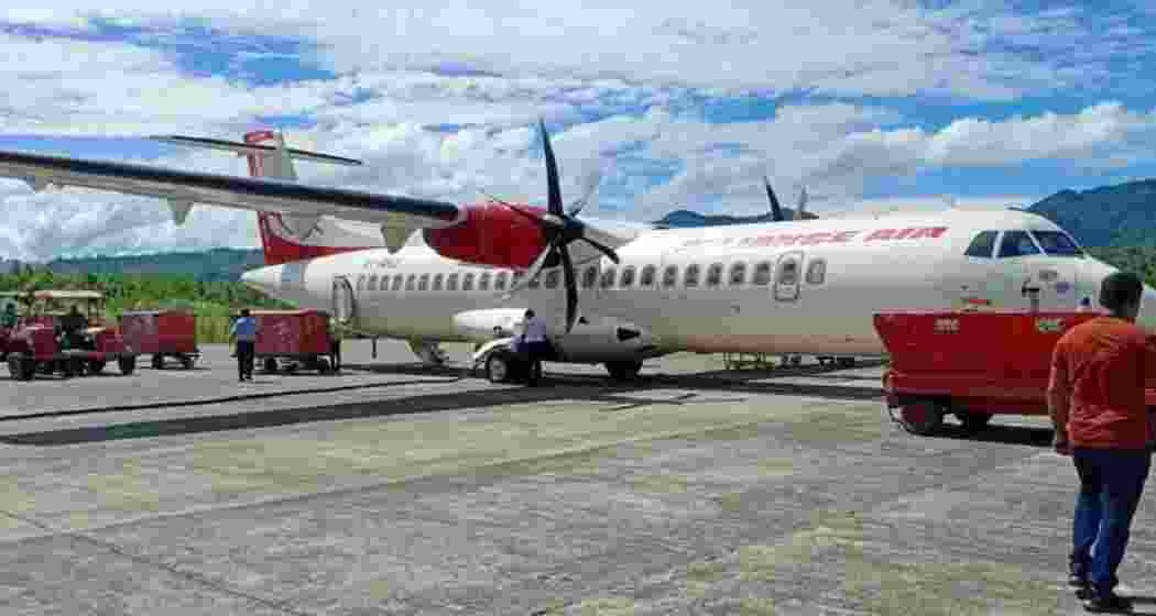 A scene from Shillong's Umroi Airport. A scene from Shillong's Umroi Airport.