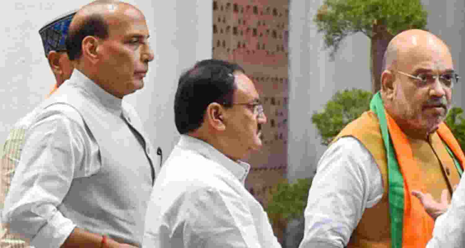 Union ministers hold strategy meet ahead of Monsoon Session Union ministers hold strategy meet ahead of Monsoon Session
