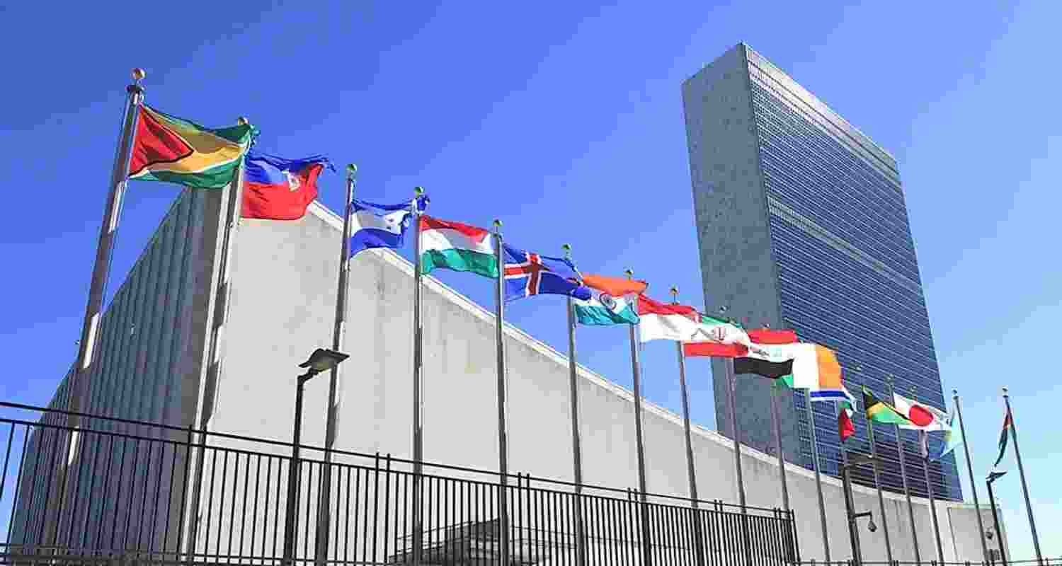 The headquarters of the United Nations in New York. The headquarters of the United Nations in New York.