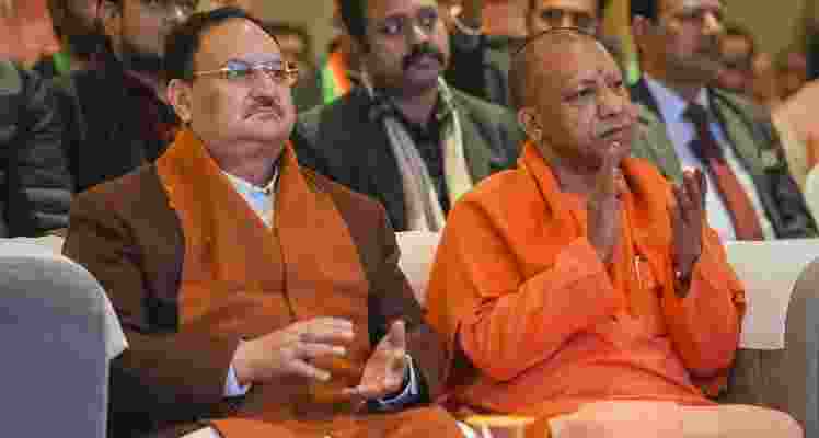 Bharatiya Janata Party President JP Nadda on Sunday reached Lucknow to partook in the Viksit Bharat Sankalp Yatra. Senior leaders of the BJP along with Uttar Pradesh Chief Minister Yogi Adityanath welcomed Nadda in the capital city. Bharatiya Janata Party President JP Nadda on Sunday reached Lucknow to partook in the Viksit Bharat Sankalp Yatra. Senior leaders of the BJP along with Uttar Pradesh Chief Minister Yogi Adityanath welcomed Nadda in the capital city.