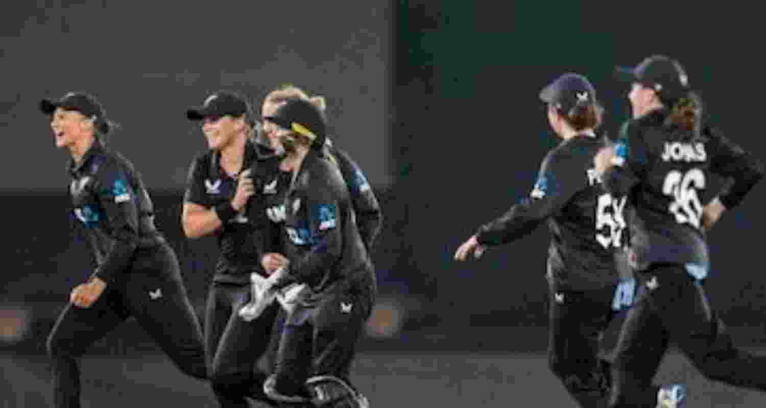 New Zealand's team. New Zealand's team.