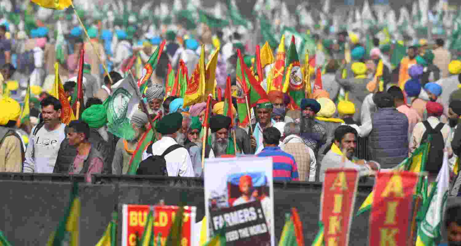 Farmer's 'Delhi Chalo' Rally. Image X. Farmer's 'Delhi Chalo' Rally. Image X.