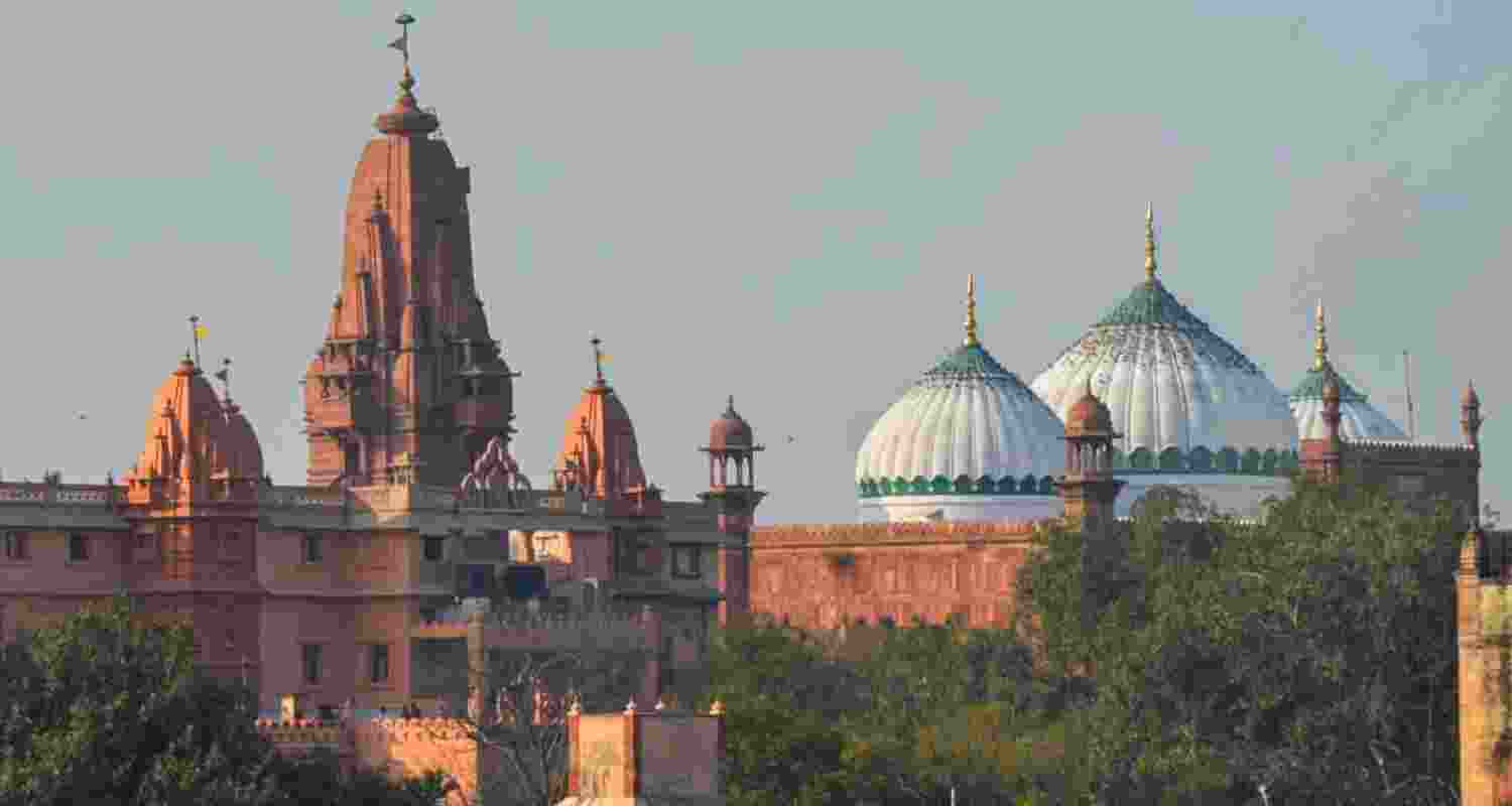 Mathura Krishna Temple and Shahi Idgah. File Photo. Mathura Krishna Temple and Shahi Idgah. File Photo.