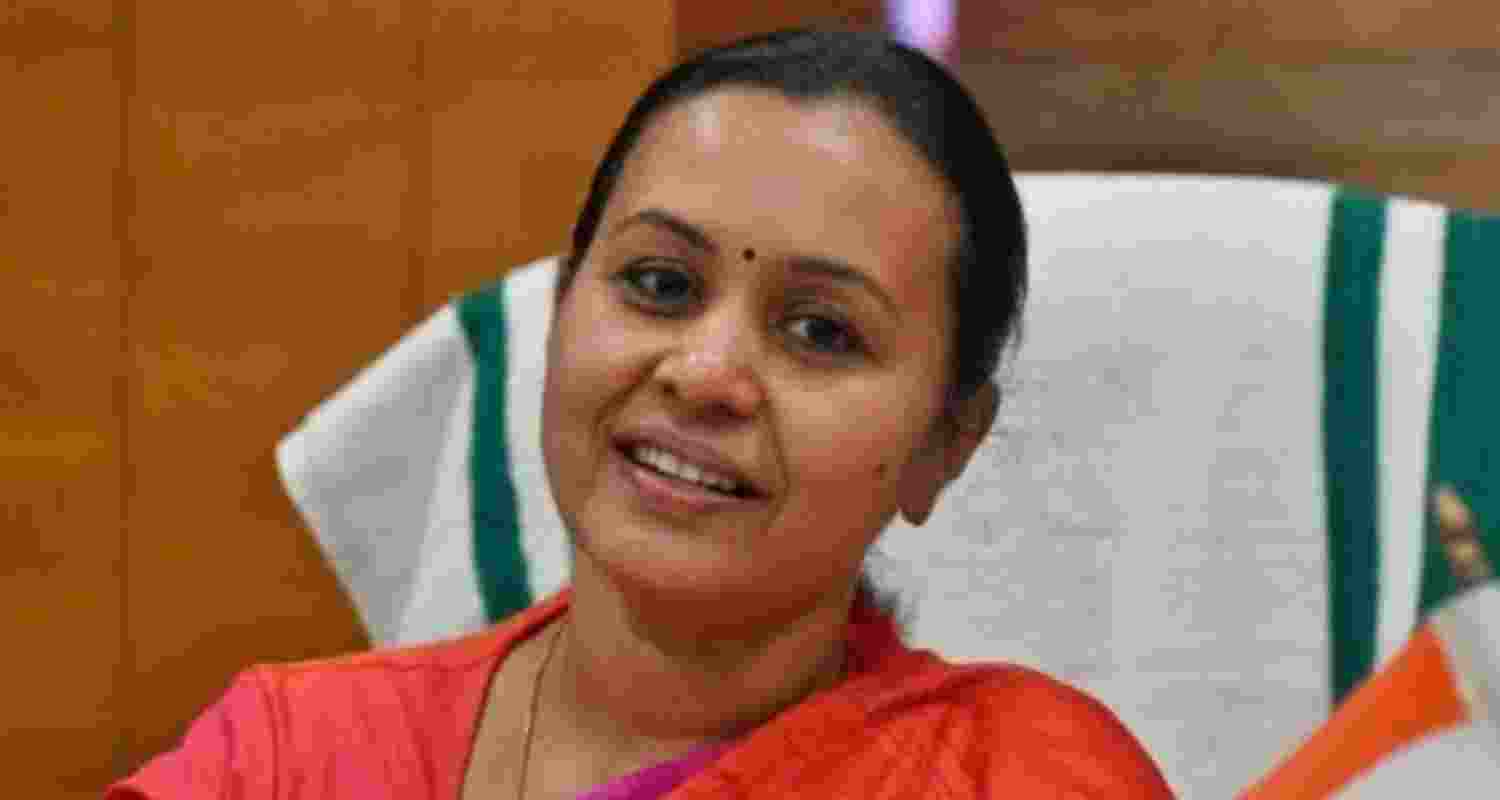 Kerala Health Minister Veena George. Image X. Kerala Health Minister Veena George. Image X.