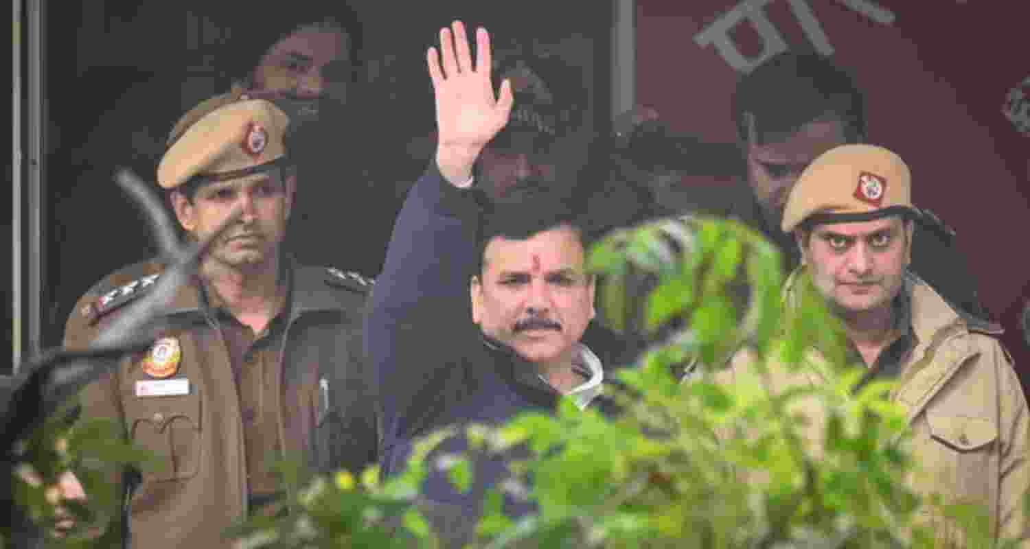 Sanjay Singh gets relief from the Apex Court as ED does not raise any objection on his demand of bail. Image X. Sanjay Singh gets relief from the Apex Court as ED does not raise any objection on his demand of bail. Image X.