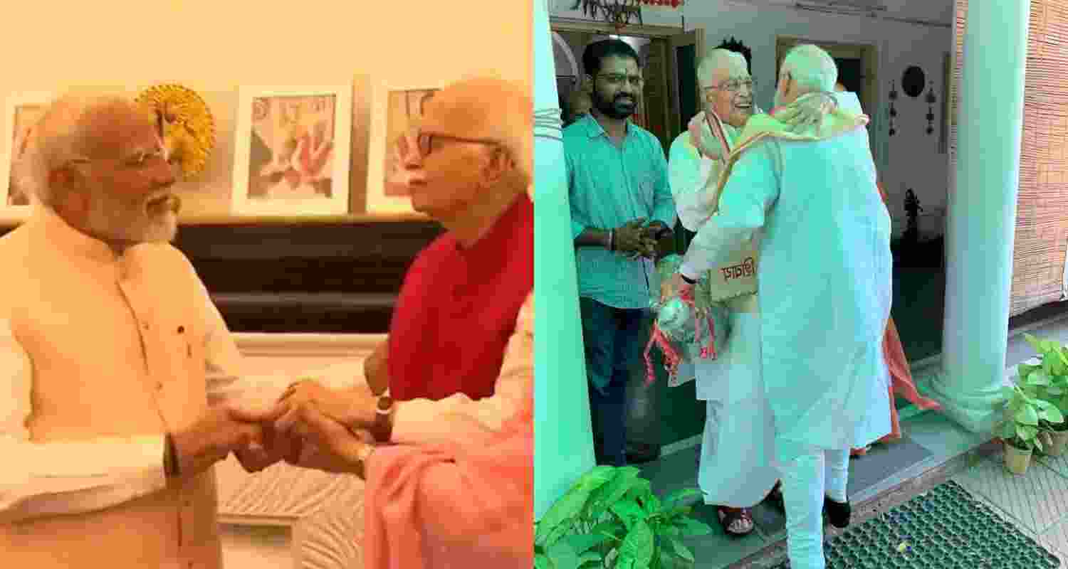 Modi Seeks Blessings of Advani, Joshi, Ram Nath Kovind Before Third Term Begins. Modi Seeks Blessings of Advani, Joshi, Ram Nath Kovind Before Third Term Begins.