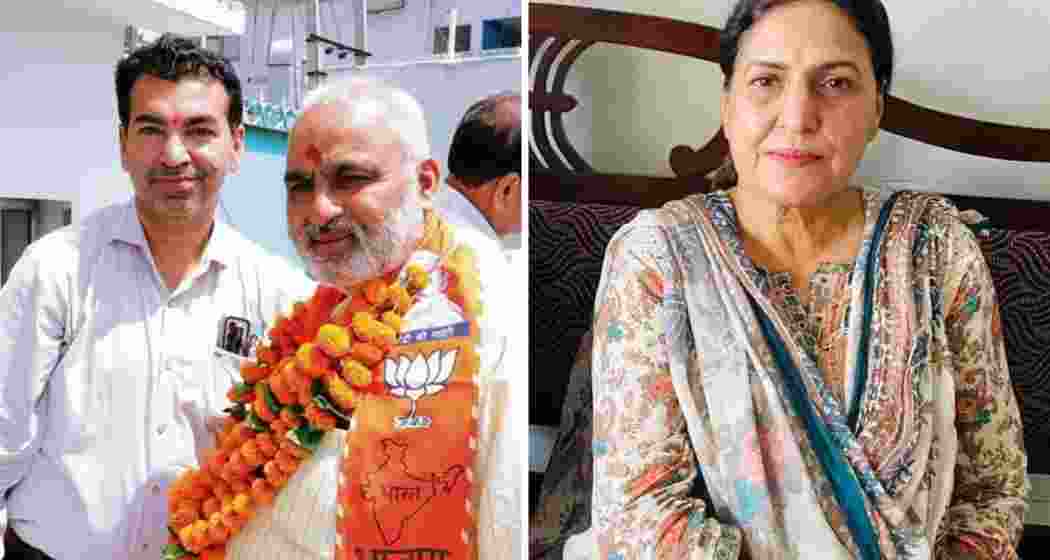From left to right: BJP Candidate Jagmohan Anand and Congress Candidate Sumita Virk. File Photo. From left to right: BJP Candidate Jagmohan Anand and Congress Candidate Sumita Virk. File Photo.