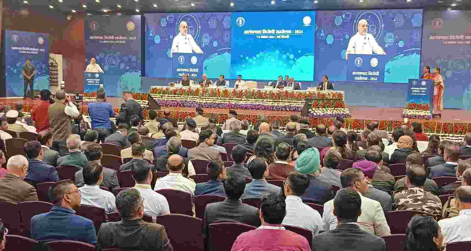 HM Amit Shah at Anti Terror Conference stresses youth training with advanced technology. HM Amit Shah at Anti Terror Conference stresses youth training with advanced technology.
