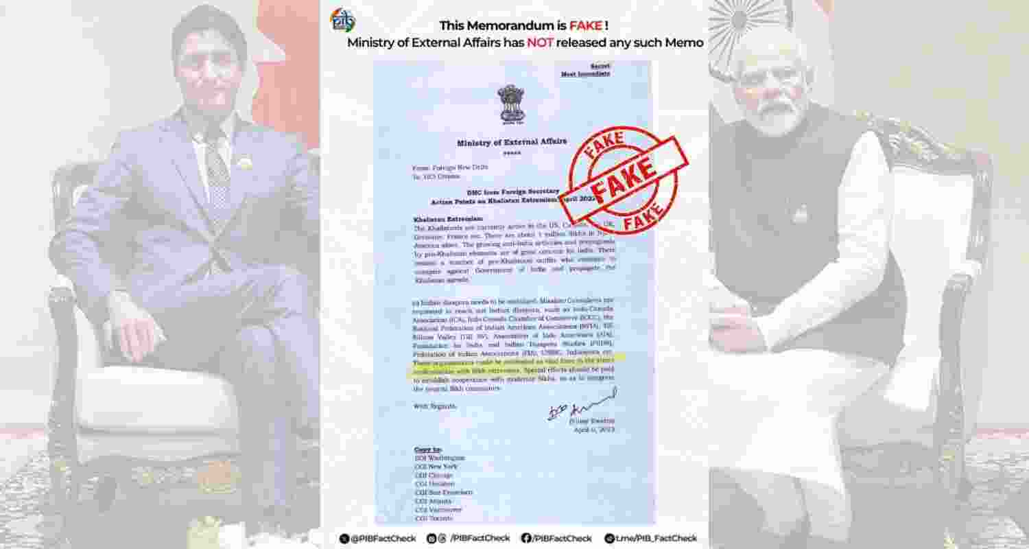 MEA Slams Fake Document Linking Indian Diplomats to Crimes. MEA Slams Fake Document Linking Indian Diplomats to Crimes.
