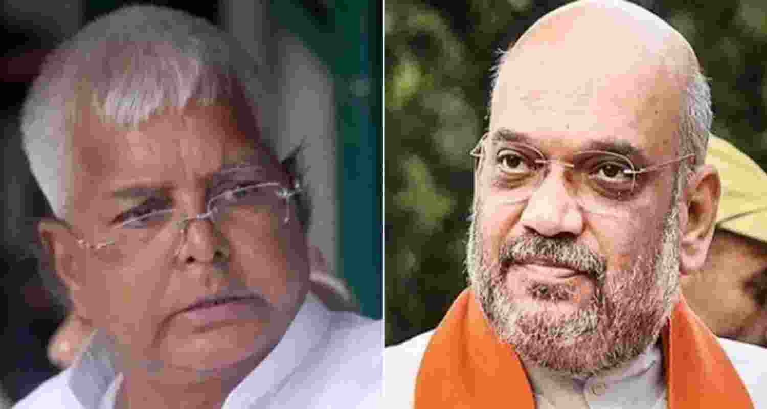 Lalu Yadav calls Amit Shah 'mad' over disrespect to Ambedkar. Lalu Yadav calls Amit Shah 'mad' over disrespect to Ambedkar.