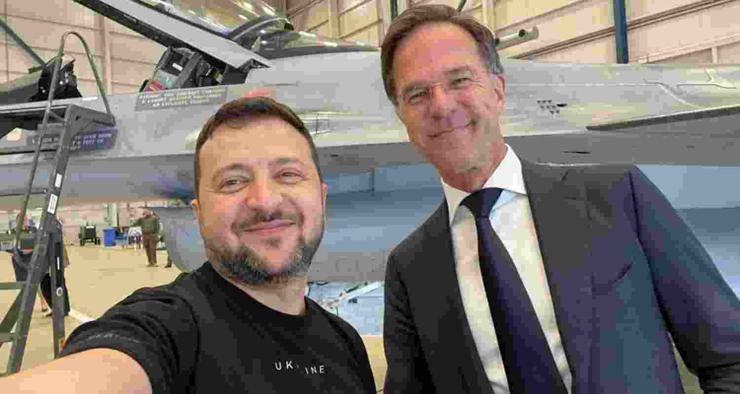 Netherlands to enhance Ukraine's defence with 6 billion euros support. File Photo of President Zelensky in Netherlands. Netherlands to enhance Ukraine's defence with 6 billion euros support. File Photo of President Zelensky in Netherlands.